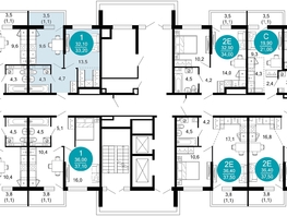 Продается 1-комнатная квартира ЖК Лестория, дом 4, 33.2  м&sup2;, 14568810 рублей