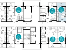 Продается 1-комнатная квартира ЖК Лестория, дом 4, 21  м&sup2;, 11231291 рублей