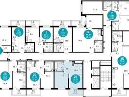 Продается 1-комнатная квартира ЖК Лестория, дом 5, 37.3  м&sup2;, 15055615 рублей