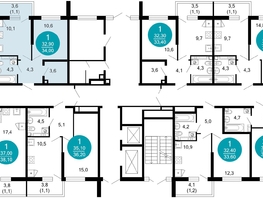 Продается 1-комнатная квартира ЖК Лестория, дом 6, 34  м&sup2;, 16093676 рублей