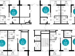 Продается 1-комнатная квартира ЖК Лестория, дом 6, 26.3  м², 11955980 рублей