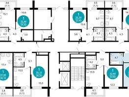 Продается 1-комнатная квартира ЖК Лестория, дом 6, 38.8  м&sup2;, 16517755 рублей