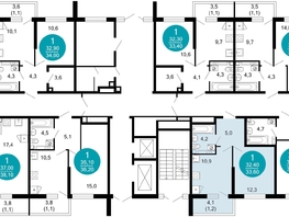 Продается 1-комнатная квартира ЖК Лестория, дом 6, 33.6  м², 13994400 рублей