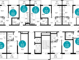 Продается 1-комнатная квартира ЖК Лестория, дом 6, 23.6  м², 10985800 рублей