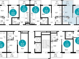 Продается 1-комнатная квартира ЖК Лестория, дом 6, 33.7  м&sup2;, 15035247 рублей