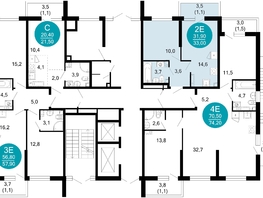 Продается 1-комнатная квартира ЖК Лестория, дом 5, 33  м², 12602700 рублей