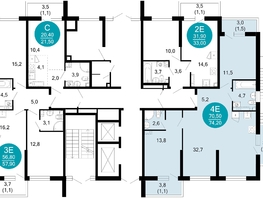 Продается 2-комнатная квартира ЖК Лестория, дом 5, 74.2  м&sup2;, 25765465 рублей