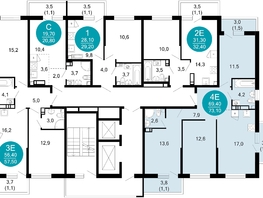 Продается 3-комнатная квартира ЖК Лестория, дом 5, 73.1  м&sup2;, 25474045 рублей