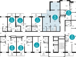 Продается 2-комнатная квартира ЖК Лестория, дом 3, 58.7  м&sup2;, 22046391 рублей
