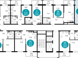 Продается 1-комнатная квартира ЖК Лестория, дом 3, 37.9 м², 18264010 рублей