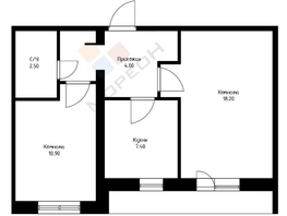 Продается 2-комнатная квартира Ставропольская ул, 53.1  м², 7350000 рублей