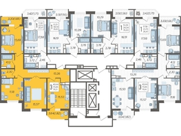 Продается 3-комнатная квартира ЖК Ural (Урал), 79.13  м², 9084124 рублей