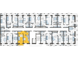 Продается 1-комнатная квартира ЖК Небо, литера 5, 42.1  м², 7270670 рублей