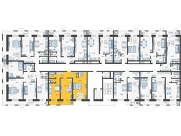 Продается 2-комнатная квартира ЖК Небо, литера 5, 62.6  м², 9339920 рублей