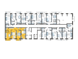 Продается 3-комнатная квартира ЖК Небо, литера 2, 85.1  м², 11309790 рублей