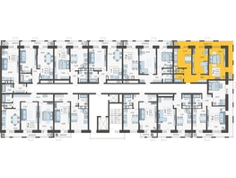 Продается 2-комнатная квартира ЖК Небо, литера 8, 62  м², 8537400 рублей