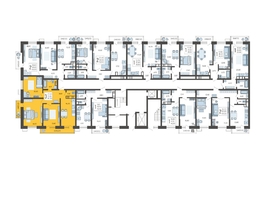 Продается 3-комнатная квартира ЖК Небо, литера 3, 80.3  м², 10960950 рублей