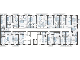 Продается 2-комнатная квартира ЖК Небо, литера 5, 58.5  м², 8675550 рублей