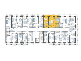 Продается 2-комнатная квартира ЖК Небо, литера 2, 60.93  м², 8694711 рублей