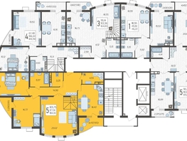 Продается 5-комнатная квартира ЖК Режиссёр, литера 4, 194.1  м&sup2;, 19410000 рублей