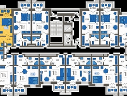 Продается 1-комнатная квартира ЖК Летний, корпус 5, 38.8  м², 13320040 рублей