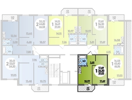 Продается 1-комнатная квартира ЖК Южная долина, литера 1, 37.53  м², 4263408 рублей