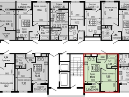 Продается 1-комнатная квартира ЖК Botanica Hills (Ботаника Хилс), лит 1, 33.46  м², 10303000 рублей