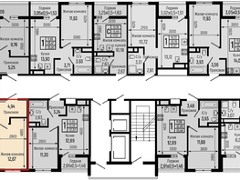 Продается 1-комнатная квартира ЖК Botanica Hills (Ботаника Хилс), лит 1, 38.39  м², 11768000 рублей