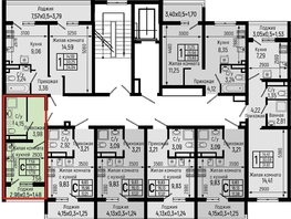 Продается Студия ЖК Botanica Hills (Ботаника Хилс), лит 1, 17.19  м², 5961000 рублей