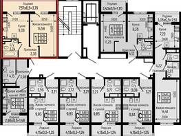 Продается 1-комнатная квартира ЖК Botanica Hills (Ботаника Хилс), лит 1, 34.04  м², 9161000 рублей