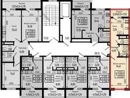 Продается 1-комнатная квартира ЖК Botanica Hills (Ботаника Хилс), лит 2, 31.5  м², 8513000 рублей