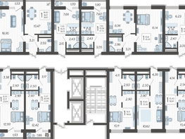 Продается 3-комнатная квартира ЖК Кислород, корпус 13, 44.27  м², 15547624 рублей