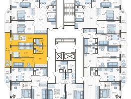 Продается 2-комнатная квартира ЖК Зеленодар, литера 6, 61.4  м², 7245200 рублей