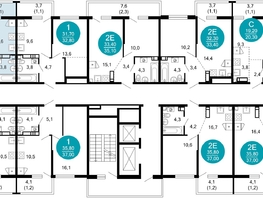 Продается 2-комнатная квартира ЖК Лестория, дом 4, 41.9  м², 20158090 рублей