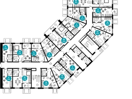 Продается 1-комнатная квартира ЖК Нескучный сад, корпус 2, 34.4  м², 39525600 рублей