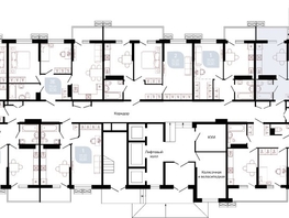 Продается 2-комнатная квартира ЖК Отражение, 2 очередь литера 4, 54.7  м², 7144760 рублей