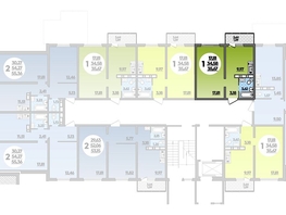 Продается 1-комнатная квартира ЖК Романовский, литера 1, 35.67  м², 4398111 рублей