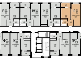 Продается 1-комнатная квартира ЖК Славянка, литера 10, 37.47  м², 5317000 рублей