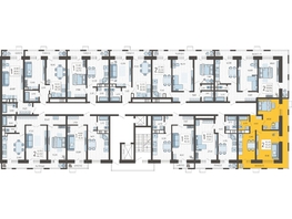 Продается 2-комнатная квартира ЖК Небо, литера 7, 55.2  м², 8103360 рублей