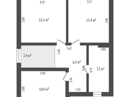 Продается Коттедж Атлантическая ул, 124  м², участок 4 сот., 12000000 рублей