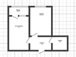 Продается 1-комнатная квартира Западный Обход ул, 39.9  м², 5400000 рублей