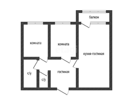 Продается 2-комнатная квартира Западный Обход ул, 58.5  м², 7600000 рублей