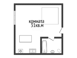 Продается Студия Парижская ул, 31  м², 3500000 рублей