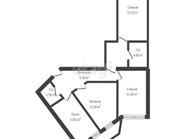 Продается 3-комнатная квартира Домбайская ул, 74.6  м², 8700000 рублей