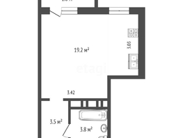 Продается Студия ЖК Открытие, 27.5  м², 2900000 рублей