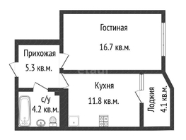 Продается 1-комнатная квартира Боспорская ул, 38  м², 5150000 рублей