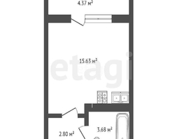 Продается Студия Западный Обход ул, 22.5  м², 3000000 рублей