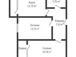 Продается 2-комнатная квартира ЖК Открытие, 53.2  м², 5500000 рублей