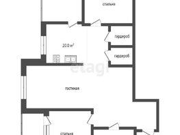 Продается 3-комнатная квартира ЖК Любимово, 2 квартал литер 2, 77.9  м², 10000000 рублей