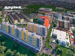 Продается 1-комнатная квартира ЖК Клубный квартал «Друзья», лит 7, 42 м², 6090000 рублей